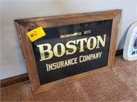 Boston Insurance Company Sign