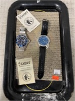 (2) Stauer Wristwatches