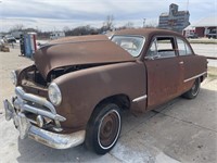 1949 Ford Coupe Body & Chassis only no motor