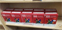 (10) Boxes Of Christmas Lights