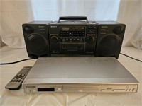 Sony Portable Stereo, Panasonic DVD/CD Player