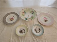 Hand Painted China Bowls and Plates
