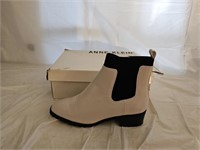 Anne Klein Ladies White Leather Boots