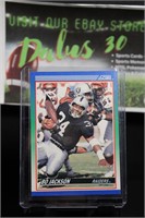 1990 Score Football Bo Jackson #10 Raiders