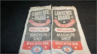 Collection of 2 Bags 25lb #9 Magnum Shot Bag Only