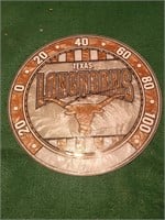 Texas Longhorns Stained Clock