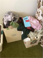 Two boxes of ladies, clothing, size small