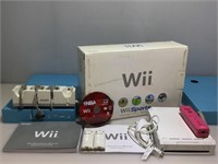 Wii Console w/ Controllers. Tested Powers On