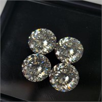 $1000  Pack Of 4 Laser Cut Moissanite Test Like Di