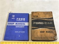 Ford- 1954 & 58 Car Shop Manuals