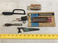 Child's Pocket Tools, Mini Toy Carpenter Tool Set