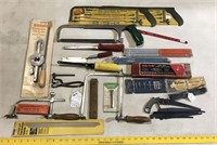 Saws- Hack, Keyhole, Coping, Saw Punch, Blades,
