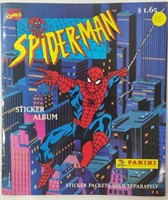 Marvel 1995 Panini Spiderman Sticker Book