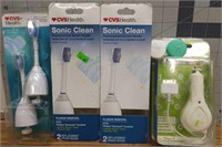 sonic clean heads and phone charger