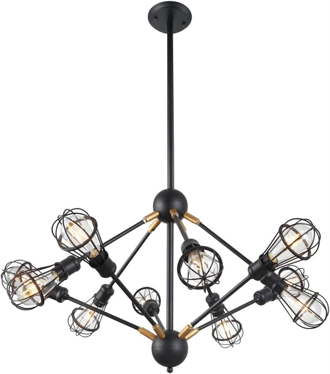 VONN 36" Multi-Pivoting-Arm Chandelier