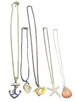 Five Necklaces Nautical / Boat / Beach Themes
