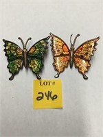 Butterfly Broach Lot