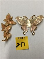 Butterfly Broach Lot