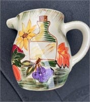Fall Design CERAMIC Pitcher Hand Painted