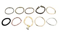 Collection of 10 Bracelets Fashion Accessories