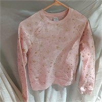 Athletic Works Pink Stars Fleece Sweatshirt
