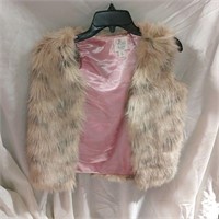 1989 Place Beige Faux Fur Fleece Coats