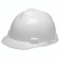 Nineteen (19) MSA 475358 V-Gard White Hard Hats
