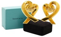 Tiffany & Co. 18kt Gold Loving Heart Earrings