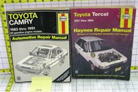 Shop Manuals - Toyota Camry, Tercel