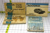 Owner's Manuals - 1978, 1980, 1981 Honda Civic
