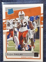 DEEJAY DALLAS 2020 SELECT ROOKIE CARD
