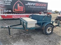 Utility Trailer w/ Fuel Tank and Toolbox