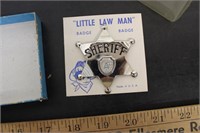 Little Law Man " Sherriff " Badge
