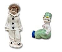 Two Vintage Ceramic Figurine Collectibles