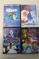 4- Walt Disney DVD's