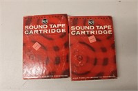 2- RCA Sound Tape Cartridges