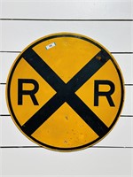 Metal Railroad Crossing Sign