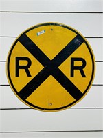 Metal Railroad Crossing Sign