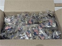 $398 Case of 200 American Flag Lapel Pins