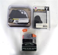 Holsters set (Uncle Mikes LH, Tagua RH) small auto
