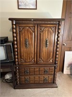 MCM Armoire/Dresser Owosso Real Wood-no shipping