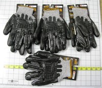 (4) Pair Carhartt Gloves XL