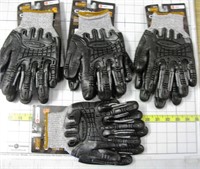 (4) Pair Carhartt Gloves XL