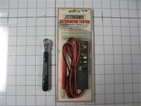 Battery Tester & Battery Wrench