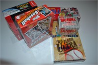Five Unopened Boxes of Baseball Cards 1988-1993