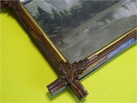 Fabulous Vintage Old Country Leaf Picture Frame