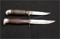 Two Fixed Blade Knives