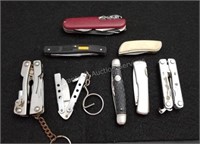 Variety of Pocket Knives