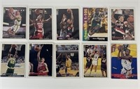 10 NBA Sports Cards - Sprewell, Kemp and others