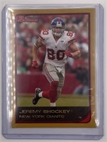 2006 Bowman #18 Jeremy Shockey Gold Parallel!